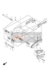 6127335G10, Kettinggeleider, Suzuki, 1