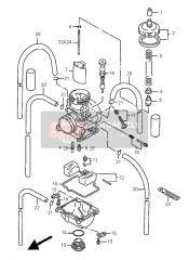 1338337E20, Needle, Jet (N1EB), Suzuki, 0