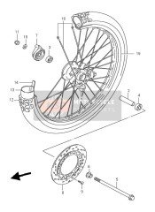 5471144A01, Eje Rueda Del., Suzuki, 0