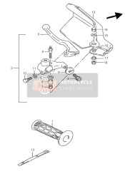 LINKER HANDHEBEL