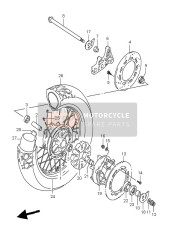 Roue arrière