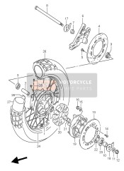 Roue arrière