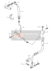 5924031D10, Hose, Front Brake No.2, Suzuki, 1