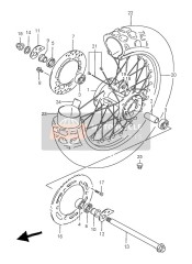 Roue arrière