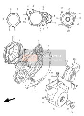 1134129F50, Copertura, Frizione, Suzuki, 0