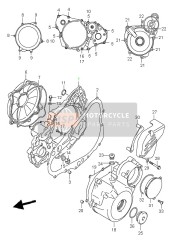 Couvercle de carter (DR-Z400E)