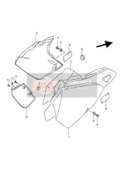 4721129F0030H, Abdeckung, Suzuki, 1