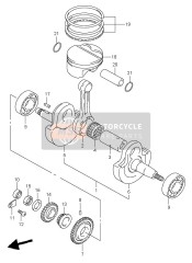 1220029F40, Crankshaft Assy, Suzuki, 0