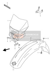 6815108G00NN3, Emblem, "S", Suzuki, 1