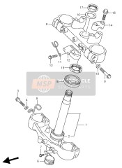 Support de fourche avant (E1)