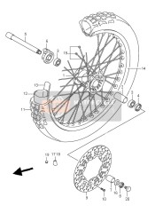 Roue avant