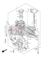 1350229FA0, Cover Assy, Diaphragm, Suzuki, 0