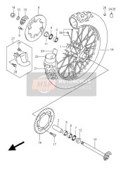 Roue arrière