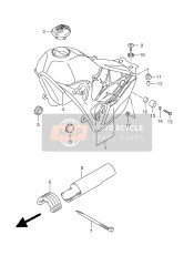 021121630B, Screw, Side, Suzuki, 3