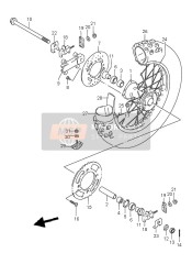 Roue arrière