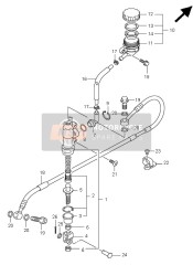 6948036F02, Hose, Rear Brake, Suzuki, 0