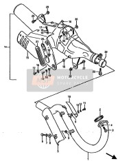 1431044B41, Body,Muffler, Suzuki, 0