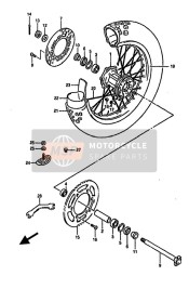 Roue arrière