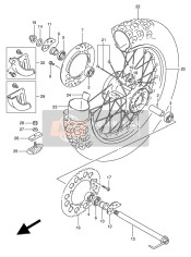 Roue arrière