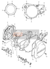 Crankcase Cover & Water Pump