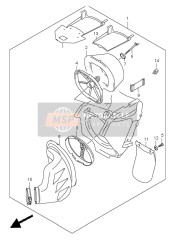 1370036F10, Cleaner Assy, Air, Suzuki, 0