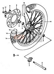 Roue avant