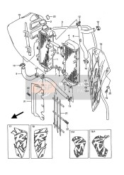 1776227C0025Y, Cover, Radiator Lh, Suzuki, 1