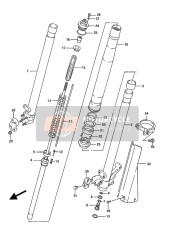 5150129E00, # Abdeckung. Gabel, Suzuki, 1