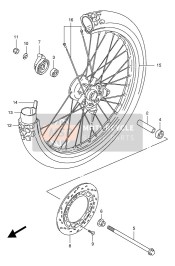 Roue avant