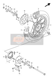 Roue arrière