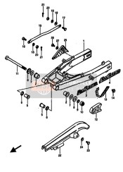 Rear Swing Arm (E2-E4-E6-E15-E18-E21-E22-E25-E39)