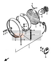 Lampe Frontale (E4-E15-E18-E21-E22-E25-E39)