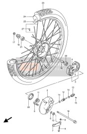 Roue avant