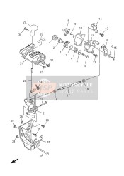 1CTE83800000, Shifter Brkt. Assy, Yamaha, 0