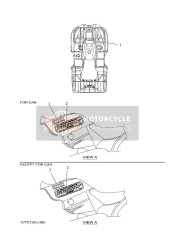 5UGF153A3000, Emblema Yamaha, Yamaha, 0