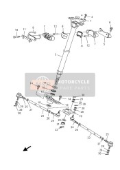 1NDF38161000, Levier,  Commande De, Yamaha, 0