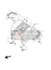 3GB216130000, Support 1 De Garde B, Yamaha, 1