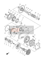 90501650A000, Veer, Compressiespoel, Yamaha, 2