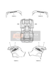 1HPF153A0000, Emblem, Yamaha, Yamaha, 0