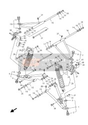 18P235020000, Steering Knuckle Assy (Righ, Yamaha, 0