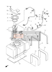 5B4139070400, Fuel Pump Comp., Yamaha, 0