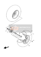 901791054000, Nut(2HR), Yamaha, 2