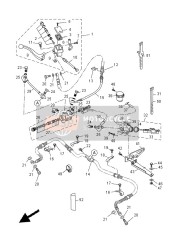 3SHF582A0000, Verbindung, Yamaha, 1