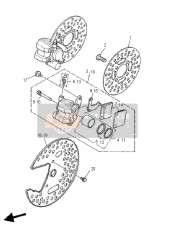 3GD2514A1000, Bague,  Roue 1 (G), Yamaha, 0