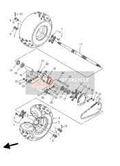 901700815800, Nut, Hexagon (509), Yamaha, 4