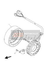 5NF814500100, Rotor Complet, Yamaha, 0