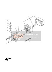 3FA847023000, Bracket, Taillight, Yamaha, 2