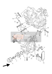 904011002400, Boulon,  Raccord, Yamaha, 1