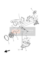 901051266000, Bolt, Washer Based(3XV), Yamaha, 1