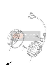 2LS814500000, Rotor Kompl., Yamaha, 0